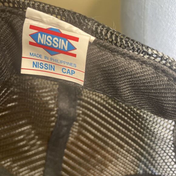 Vintage 90s Nissin Cap Rope/Foam/Mesh Trucker  Snapback Hat/Cap Politics - Picture 7 of 7